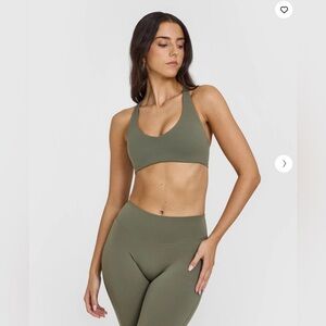 Oner Active SOFT MOTION BRALETTE WITH WHITE LOGO size S Alpine Green